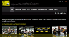 Desktop Screenshot of kombatgroup.com